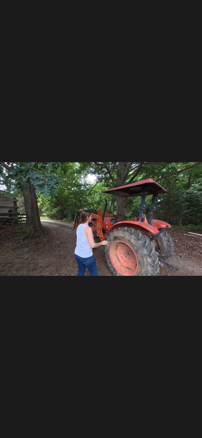 A production photograph from the farm episode